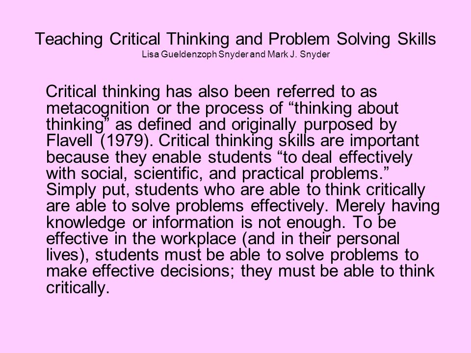 Why Is Critical Thinking Important? Your Questions Answered